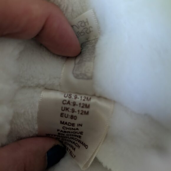 First Wish Infant Snow Suit 9-12 Months Baby Winter Outerwear Hooded One-Piece - Picture 3 of 6